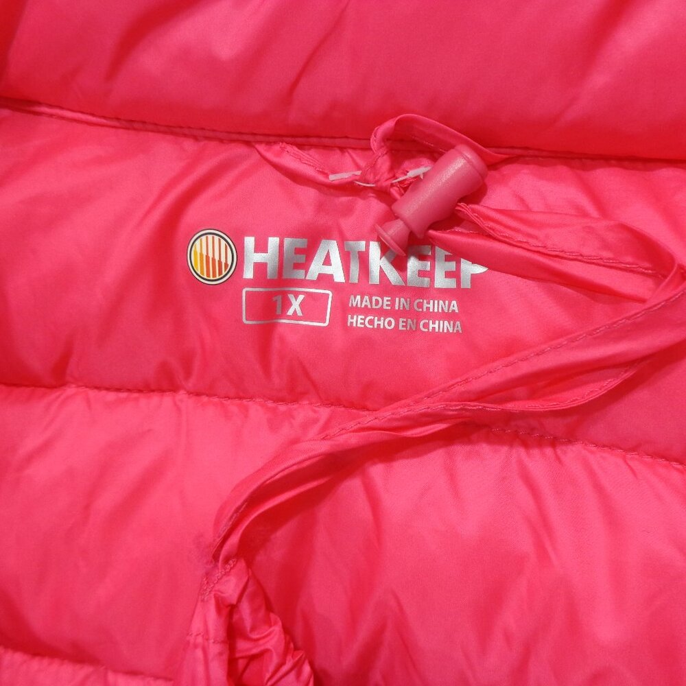Heat Keep Puffer Pink Pockets Basic 90% Down Pack… - image 3